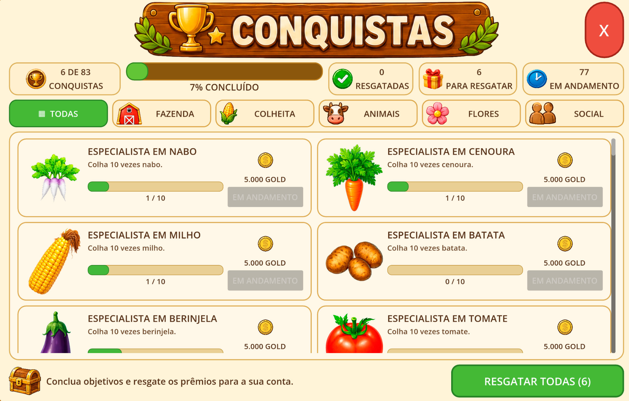 Conquistas